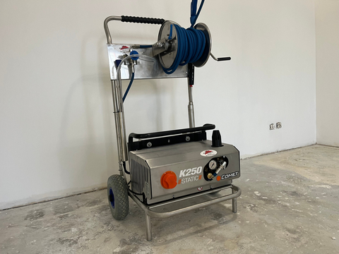 CHARIOT NETTOYEUR HAUTE PRESSION AVEC SYSTEME MOUSSE