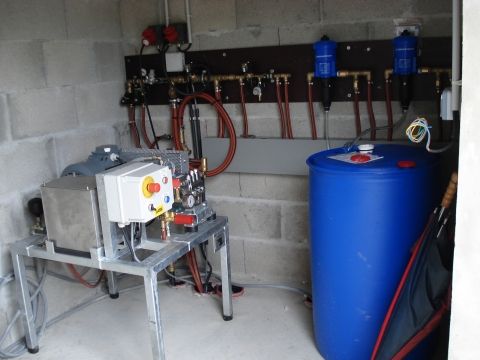 ENSEMBLE POSTE FIXE EAU FROIDE + DETERGENT